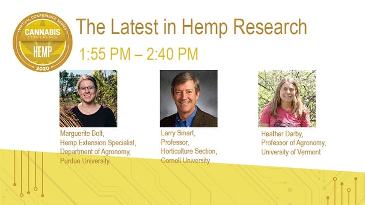 University Projects Detailed in Hemp Virtual Conference on June 23